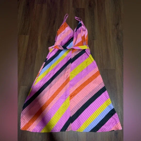 STINE GOYAGIANNA DRESS - PARALLELS revolvecolorful $288 S silk party spring